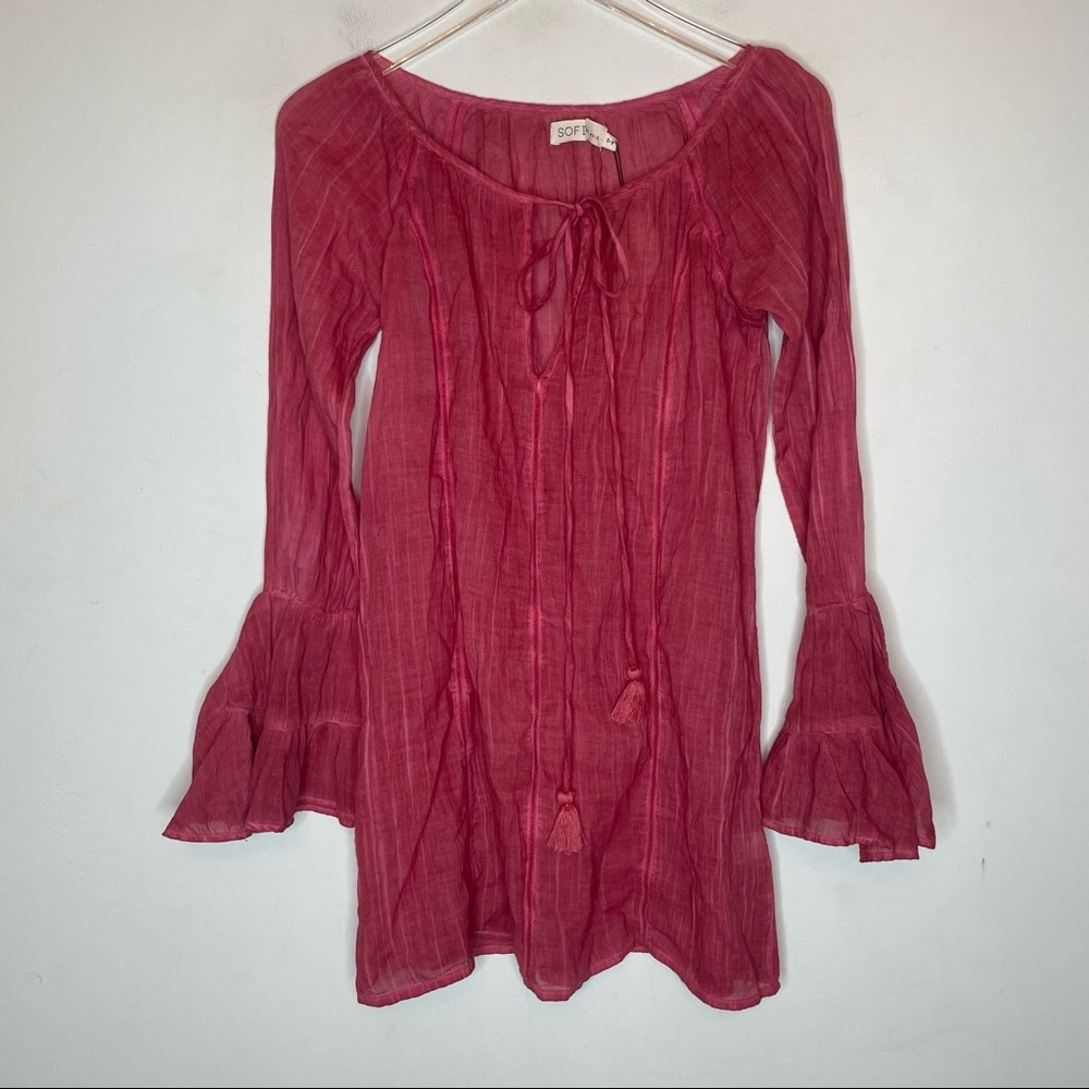 Sophia by vix sheer top. Size Small